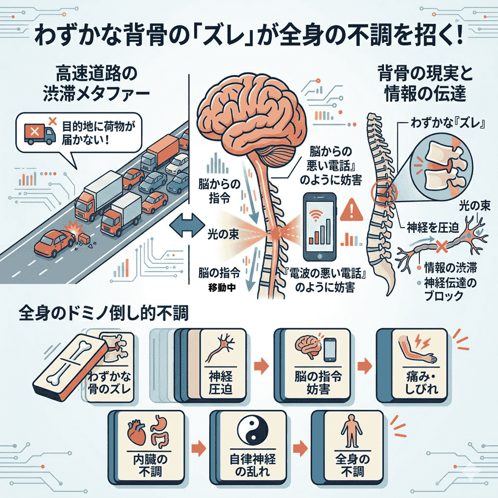 わずかなズレが全身の不調をまねく